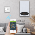 intelligent wall hung smart touch house floor heating system combi electric boiler for radiator